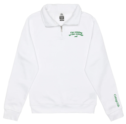 Picture of Cabin Quarter Zip - White