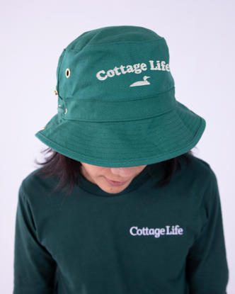 Bucket hat - top view